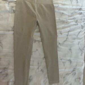Source Unknown Beige Ribbed Leggings
